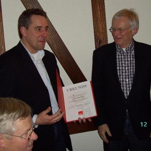 Jubilar Dr. Gerd Schönfeld