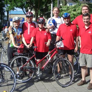Poller SPD-Team beim Volksradfahren.
