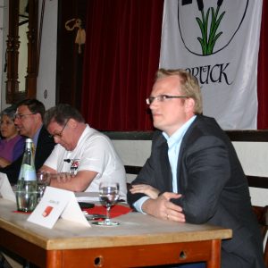Jochen Ott beim Brücker Kandidatentreffen